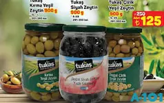 TUKAŞ ZEYTİN ÇEŞİTLERİ 900 G